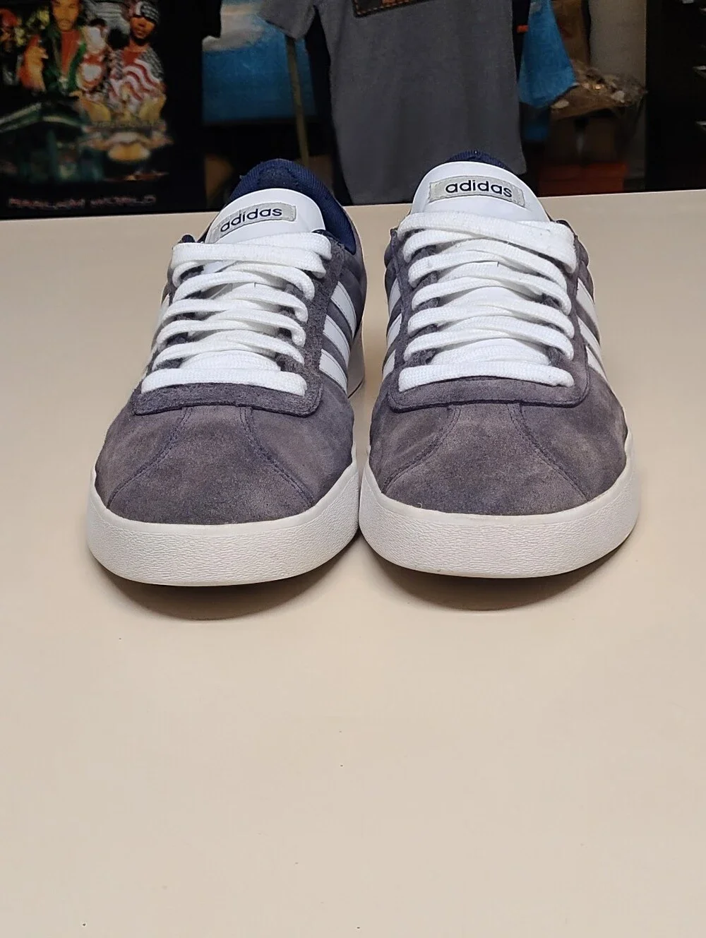 Adidas VL Court 2.0 casual suede low top casual sneakers size 13